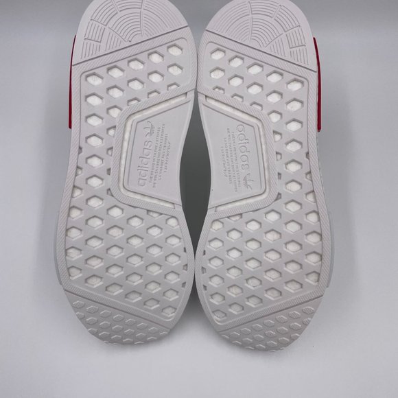 adidas NMD R1 White / Green Womens Shoes - Picture 6 of 8